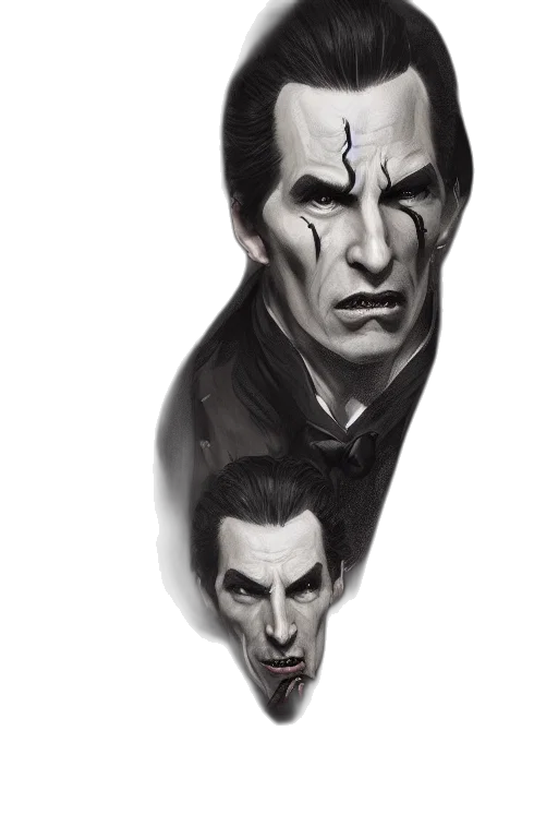 face, mask, concept art, comic book art transparent PNG cut-out