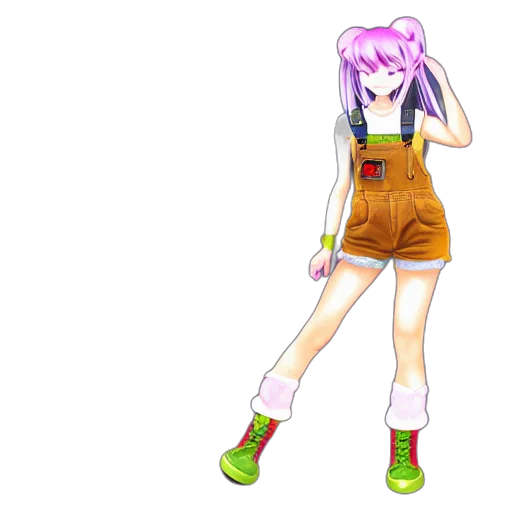 dress, staff, weapon, anime transparent PNG cut-out