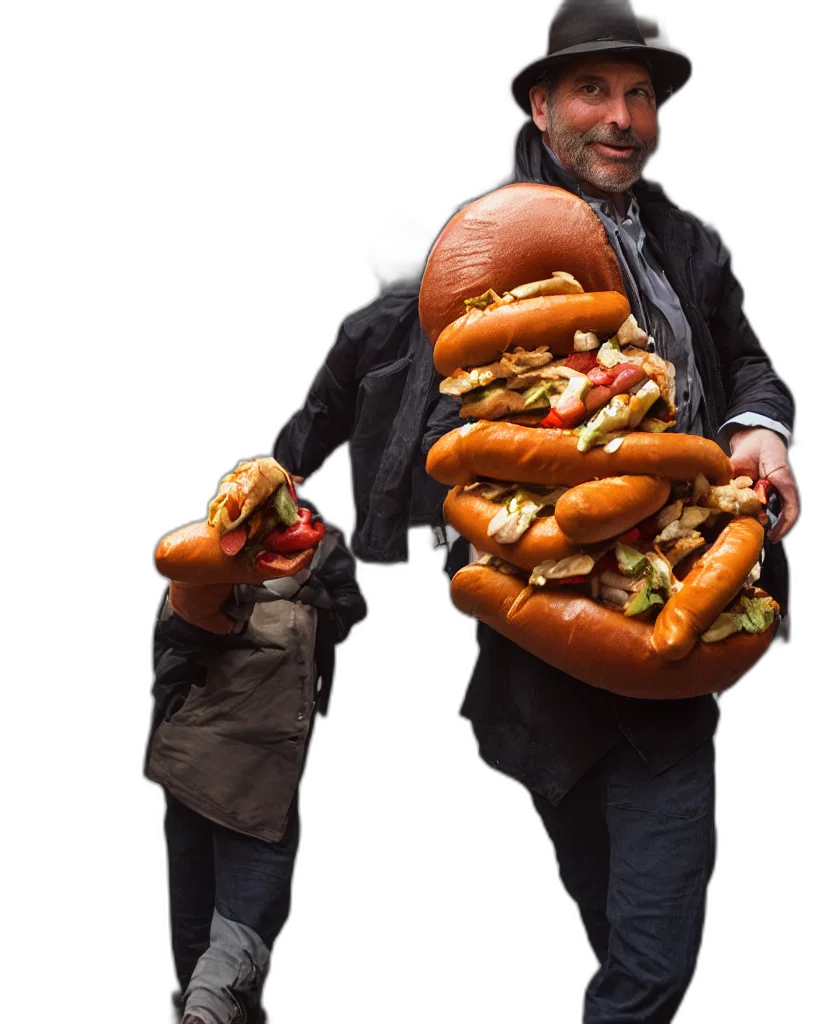food, animal, jacket, creature transparent PNG cut-out