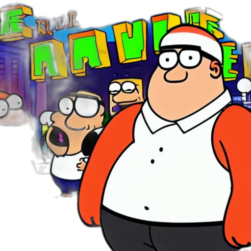 concept art, cartoon, 3d render, peter transparent PNG cut-out