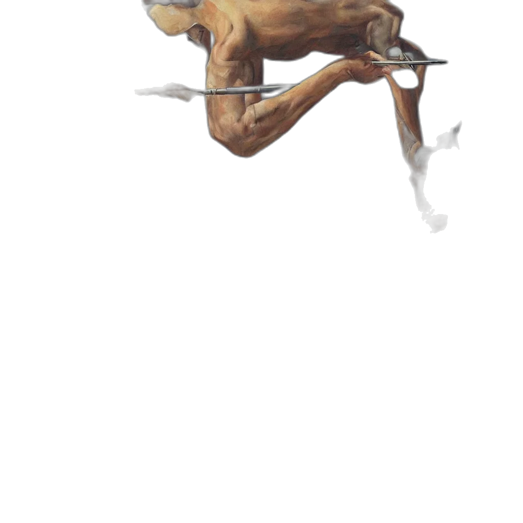 creature, animal, staff, weapon transparent PNG cut-out