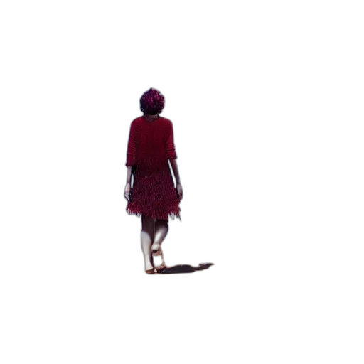 dress, umbrella, staff, hat transparent PNG cut-out