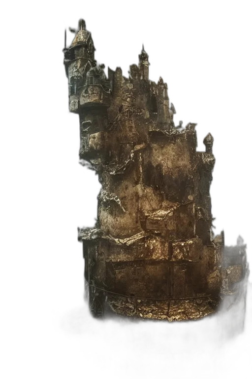 crown, sword, building, face transparent PNG cut-out