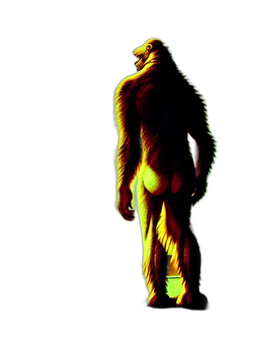creature, animal, staff, mask transparent PNG cut-out
