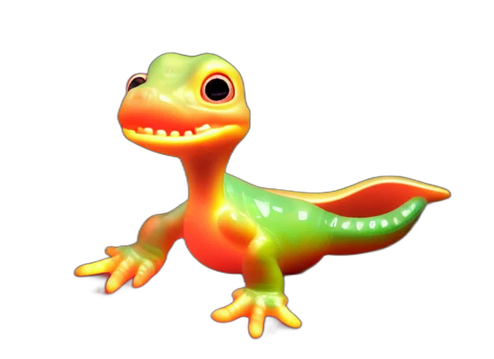 dragon, animal, creature, staff transparent PNG cut-out