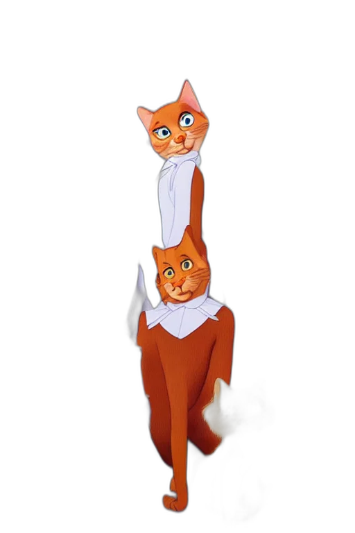 dress, staff, animal, creature transparent PNG cut-out