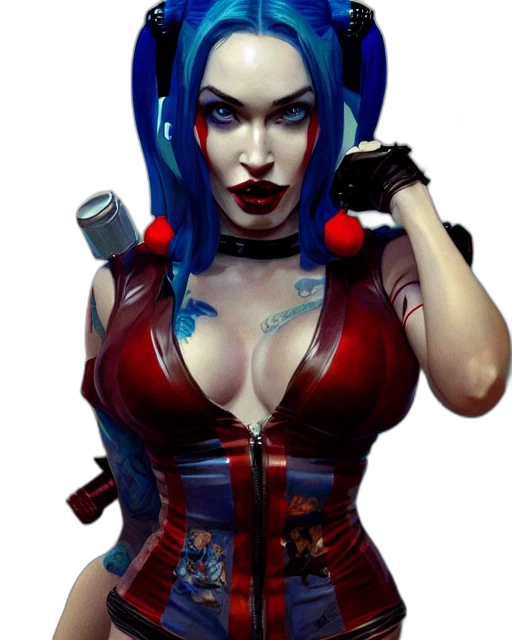 comic book art, concept art, cyberpunk, fantasy art transparent PNG cut-out