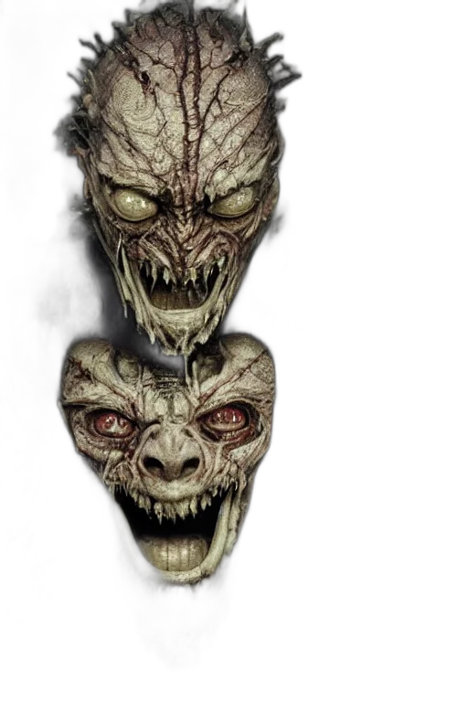 mask, face, creature, concept art transparent PNG cut-out