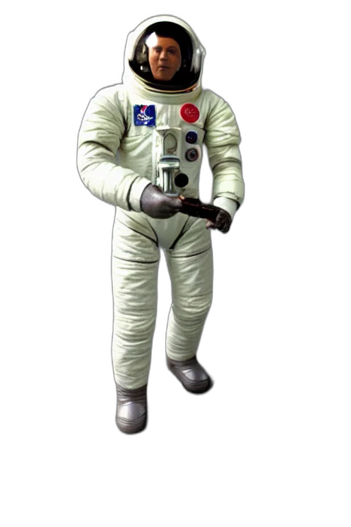 robot, staff, jacket, creature transparent PNG cut-out