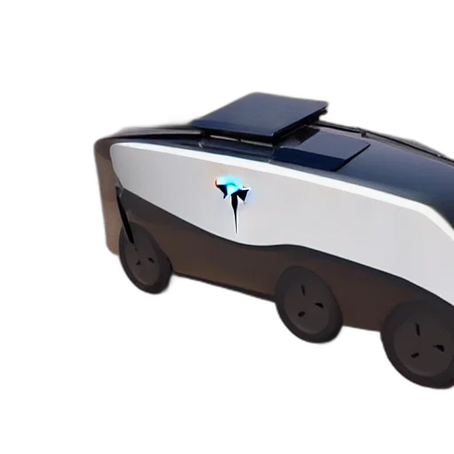 robot, car, 3d render, concept art transparent PNG cut-out