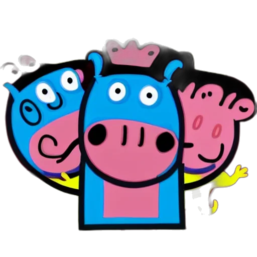 animal, crown, staff, cartoon transparent PNG cut-out