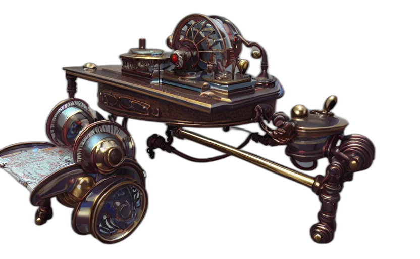furniture, weapon, car, robot transparent PNG cut-out