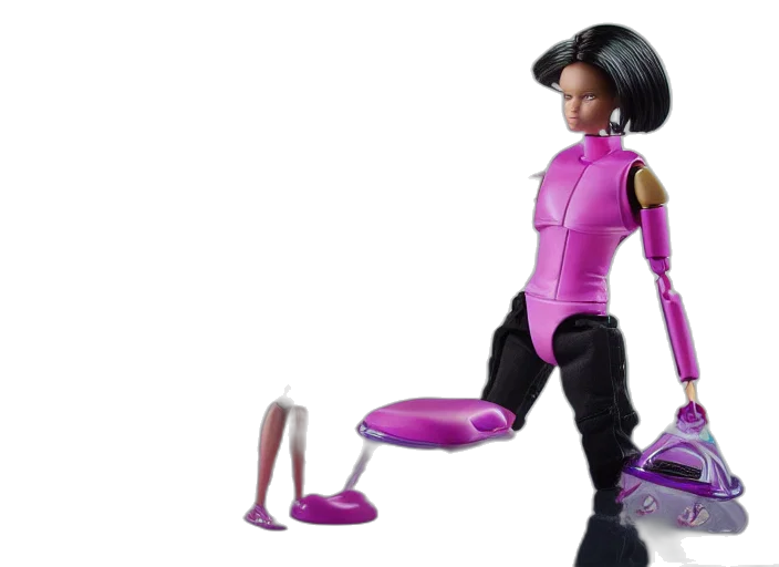 robot, 3d render, concept art, outer space transparent PNG cut-out