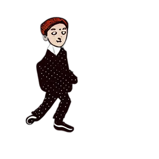 jacket, cartoon, pixel art, concept art transparent PNG cut-out