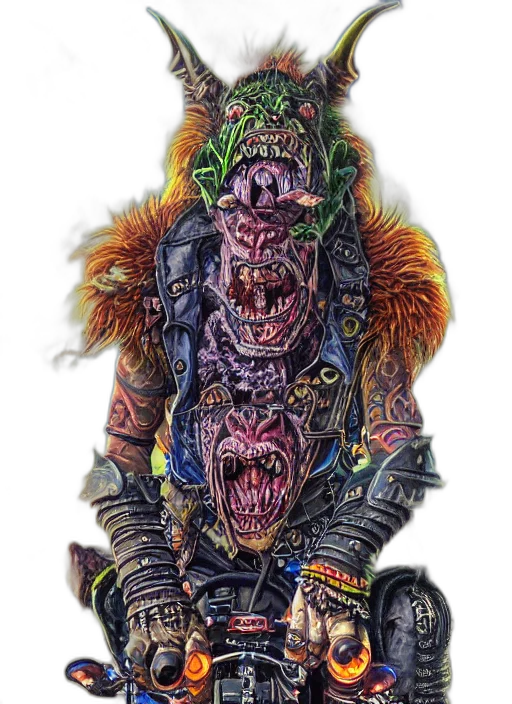 creature, mask, face, staff transparent PNG cut-out