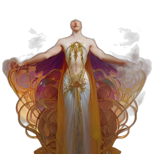 dress, crown, fantasy art, concept art transparent PNG cut-out