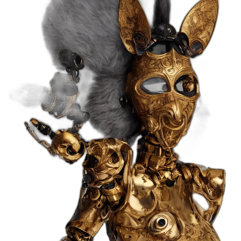 mask, robot, animal, concept art transparent PNG cut-out