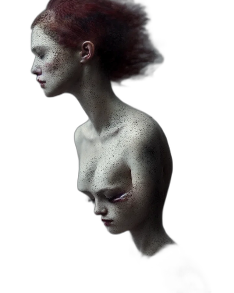 mask, face, hair, creature transparent PNG cut-out