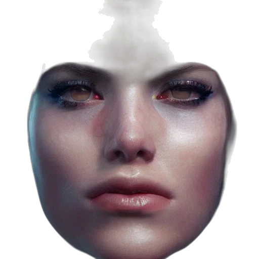 face, mask, crown, robot transparent PNG cut-out