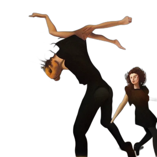 staff, hair, concept art, 3d render transparent PNG cut-out