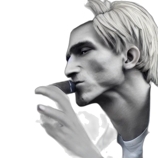 face, mask, hair, creature transparent PNG cut-out