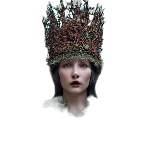 crown, hat, jewelry, face transparent PNG cut-out
