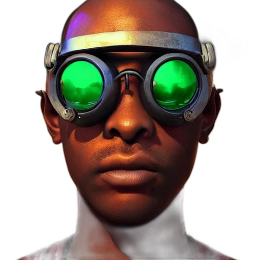 face, mask, robot, staff transparent PNG cut-out