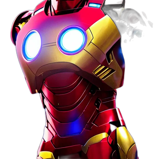 robot, concept art, comic book art, 3d render transparent PNG cut-out
