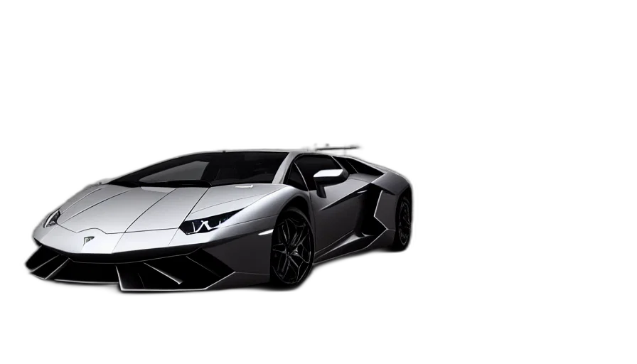 car, weapon, 3d render, photorealistic transparent PNG cut-out
