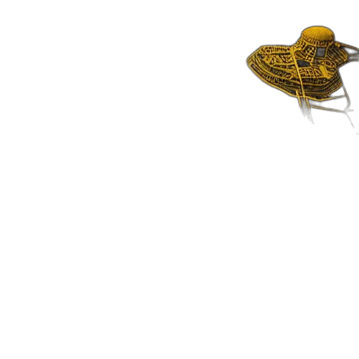 hat, umbrella, creature, animal transparent PNG cut-out