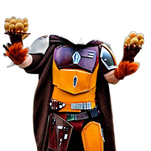 robot, staff, mask, animal transparent PNG cut-out