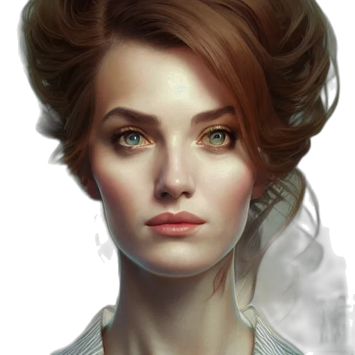 face, crown, dress, staff transparent PNG cut-out