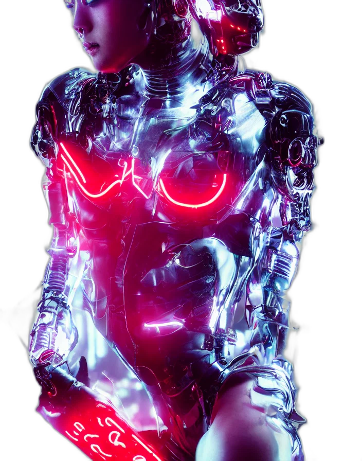 robot, jacket, creature, dress transparent PNG cut-out