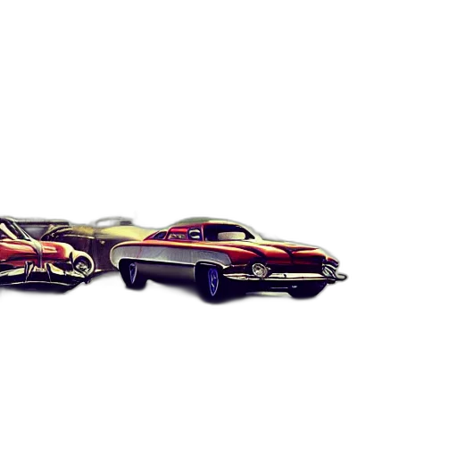 car, concept art, 3d render, comic book art transparent PNG cut-out