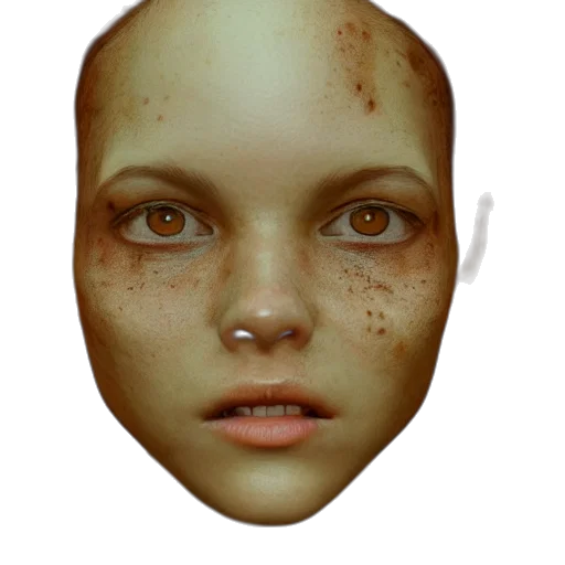 face, mask, robot, creature transparent PNG cut-out