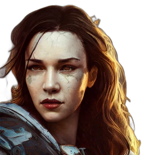 face, dragon, fantasy art, photorealistic transparent PNG cut-out