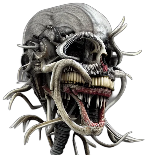 mask, face, creature, robot transparent PNG cut-out