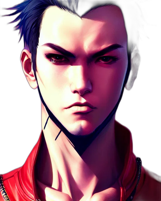 face, photorealistic, anime, concept art transparent PNG cut-out