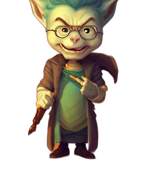 staff, concept art, fantasy art, 3d render transparent PNG cut-out