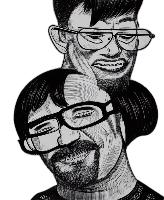 staff, face, cartoon, comic book art transparent PNG cut-out