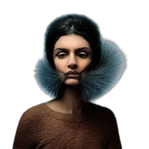 hat, hair, face, mask transparent PNG cut-out
