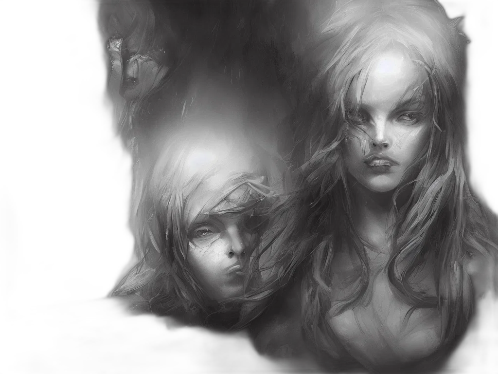 face, mask, fantasy art, concept art transparent PNG cut-out