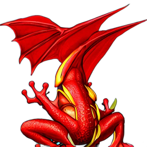 dragon, staff, creature, concept art transparent PNG cut-out