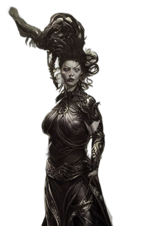 staff, dress, fantasy art, concept art transparent PNG cut-out