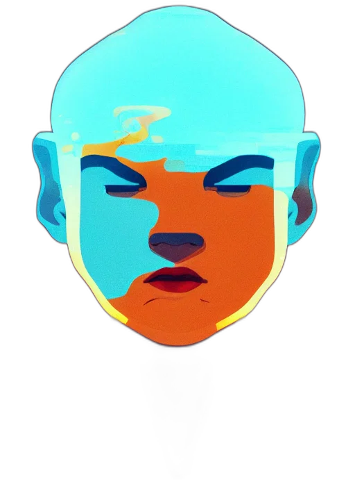 mask, face, crown, creature transparent PNG cut-out