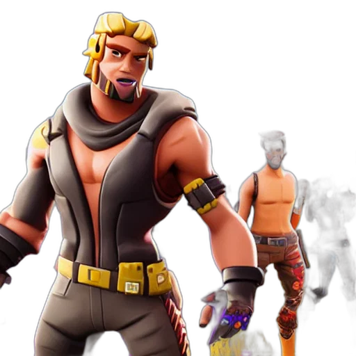 concept art, 3d render, giga, chad transparent PNG cut-out