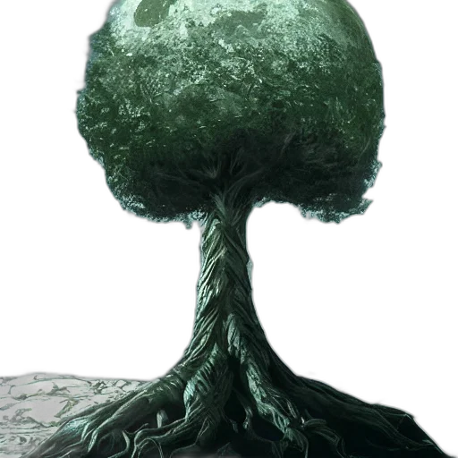 tree, crown, hair, creature transparent PNG cut-out