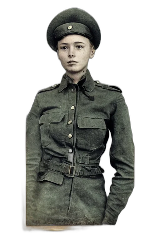 jacket, hat, staff, dress transparent PNG cut-out