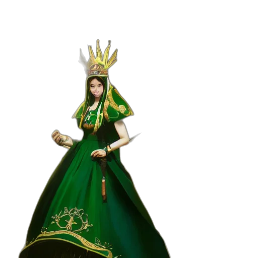 crown, dress, staff, jewelry transparent PNG cut-out