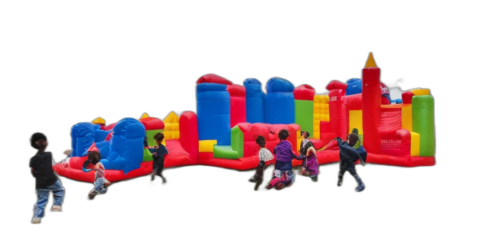 furniture, 3d render, bouncy, castle transparent PNG cut-out